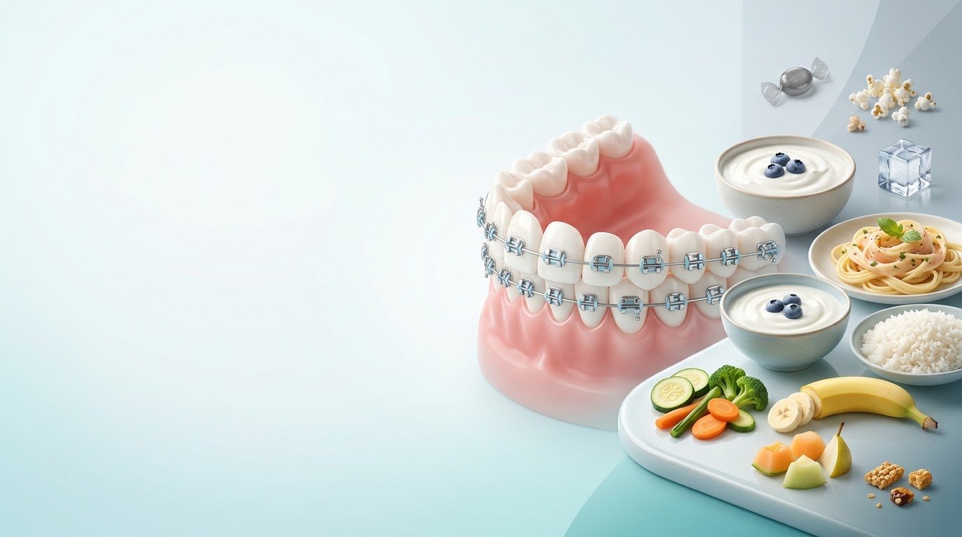 Cosa mangiare e come comportarsi con l'apparecchio ortodontico fisso
